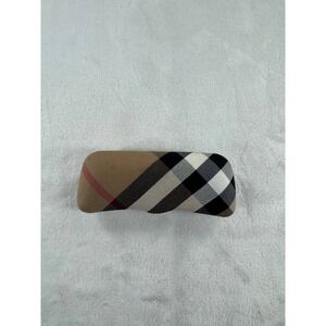 Burberry Nova Check Hard Clamshell Check Plaid Women's Flip Top Sunglasses Case